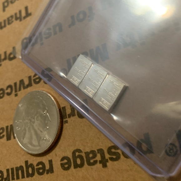 3 Grams Valcambi Suisse Fine Silver FS Bars - Picture 3 of 6